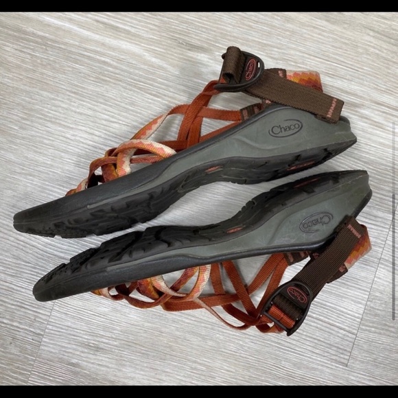 Chaco Women’s Cloud Sandal Rust Ombré - Picture 6 of 8